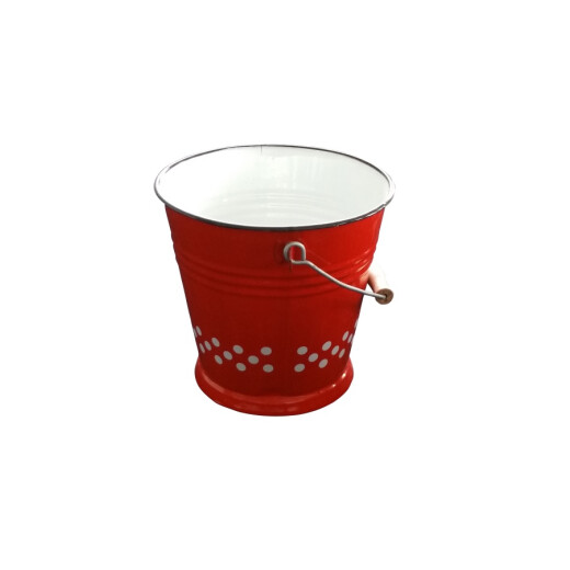 Eimer rot/weiß 5 Liter